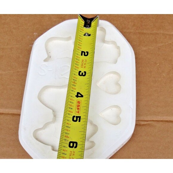 Scioto Vintage Amish Kids & Hearts Magnet Slip Mold S-1258 1986 - Picture 2 of 7